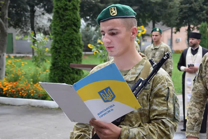 У Луцьку новобранці-прикордонники склали військову присягу (фото)