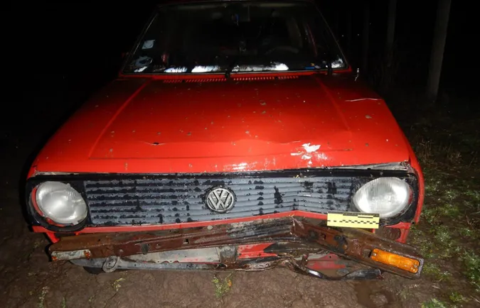 У Княгининку чоловік напідпитку викрав авто і потрапив у ДТП (фото, відео)