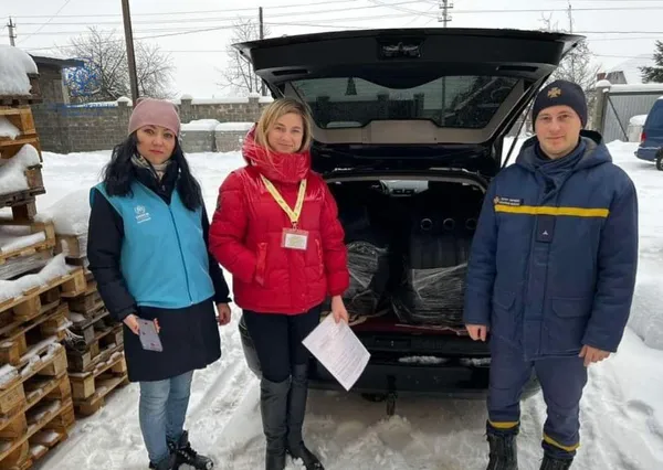 Волинські рятувальники отримали десять пічок для облаштування пунктів обігріву (фото)