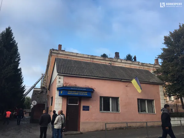 Що залишилося від луцького госпіталю після пожежі (фото)
