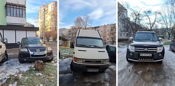 У Луцьку муніципали покарали водіїв за знищений газон (фото)