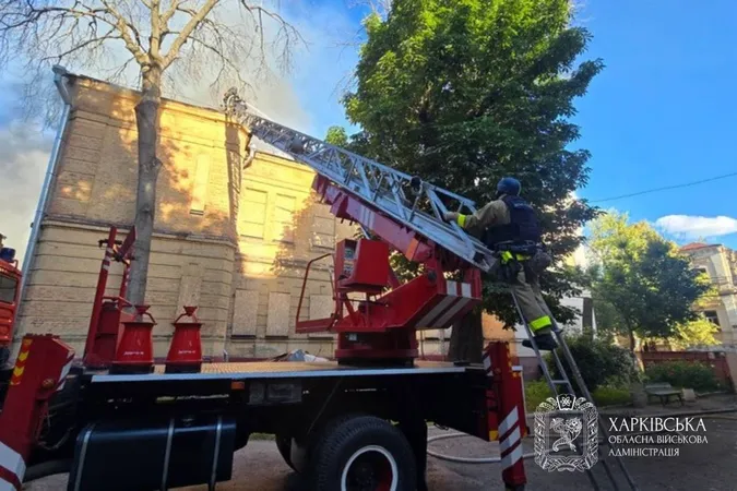 У Харкові дрон влучив у художній музей – постраждало 1-місячне немовля