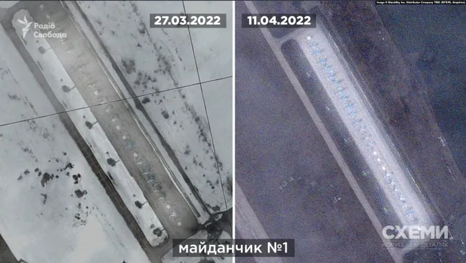 росія збирає військову авіацію на аеродромі в Липецькій області (фото)