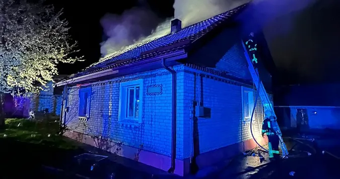 У селі під Луцьком горів житловий будинок (фото)