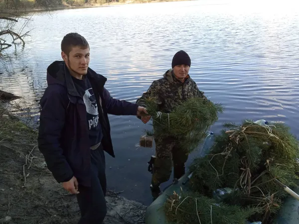 На заплаві Стиру в Чебенях встановили штучні нерестовища (фото)