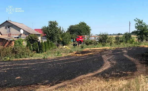 Пожежі охопили кілька громад Волині: вогонь дістався торфовища (фото)