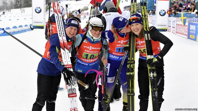 Українки вибороли «бронзу» на чемпіонаті світу з біатлону