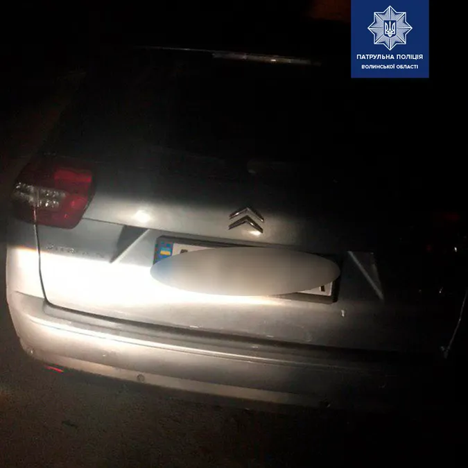 Вночі у Луцьку затримали п'яного водія