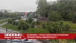 На Волині – потужна гроза: синоптики оголосили І рівень небезпечності (відео)