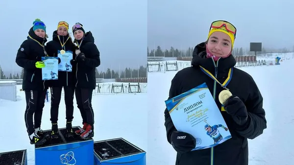 Лучанка виборола «золото» на чемпіонаті України з біатлону (фото)