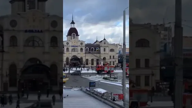 🔥 У Луцьку «горів» залізничний вокзал (відео)