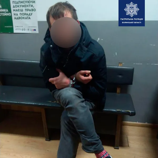 У Луцьку спіймали чоловіка, який стрибав на даху автомобіля (фото)