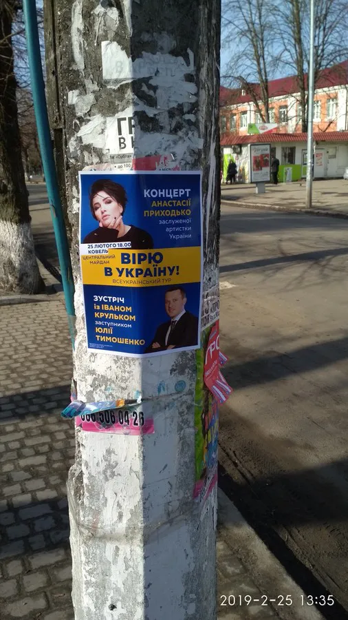 Афіші у заборонених місцях, шапки та «замінування»: на Волині відбувся концерт на підтримку Тимошенко