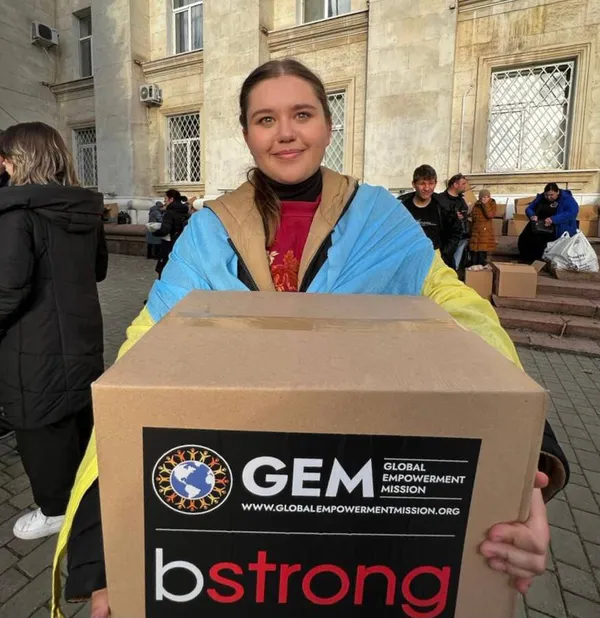 The American foundation was one of the first to bring aid to liberated Kherson