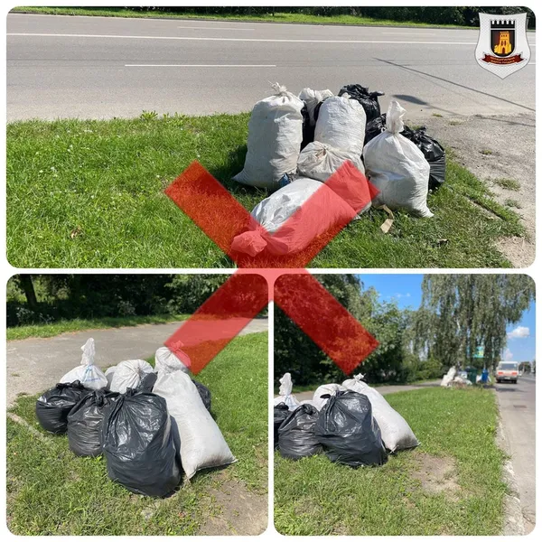У Луцьку дорогу на Ковельський перетворили на сміттєзвалище (фото)