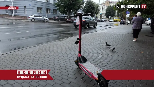 Покарали молодика, який у Луцьку вкрав та розібрав електросамокат (відео)