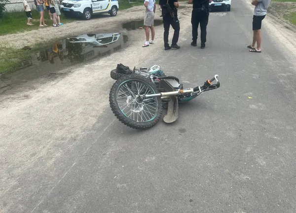 На Волині розбився 16-річний мотоцикліст