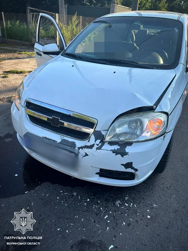 У Луцьку п'яний на Chevrolet спричинив подвійну ДТП (фото)