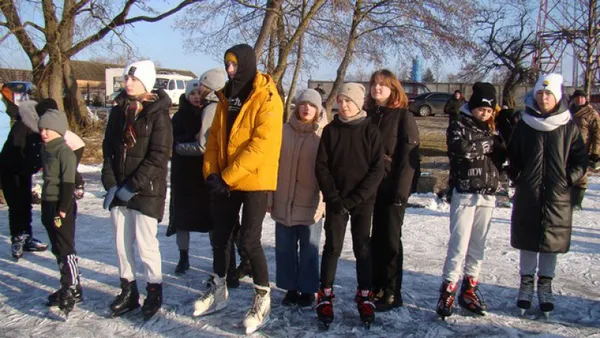 В Шацьку відбулися змагання на ковзанах (фото)