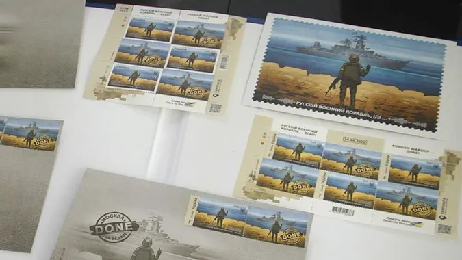 На Волині розпродали вже другу партію марок з «русскім кораблем»