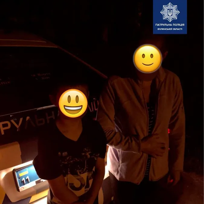 Патрульні в Луцьку розшукали дитину, яка зникла