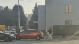У Луцьку дві автівки дрифтували на заправці (відео)
