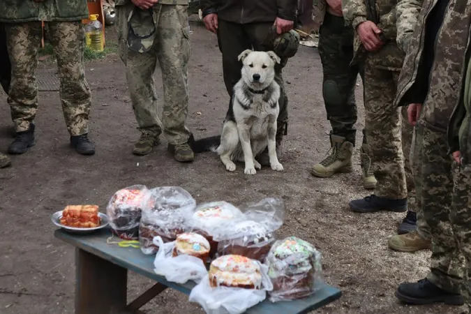 Як бійці Волинської бригади тероборони освячували паски на Сході (фото)