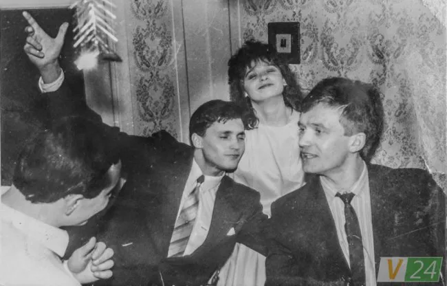 Правіше – Степан Івахів, лівіше – вже покійний його друг та колега, співзасновник ГК «Континіум» Ігор Єремеєв