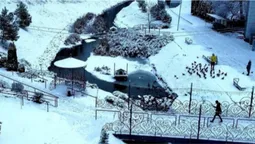 Круті фото засніженого «CITY PARK» з висоти пташиного польоту (фото)