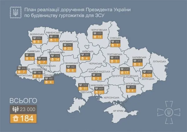 На Волині для військових-контрактників побудують 8 нових казарм 