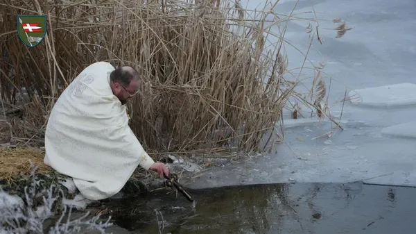 Молитва і занурення: бійці Волинської бригади відзначили Водохреще (фото)