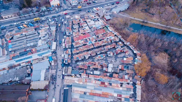 Показали свіжі фото Центрального ринку з висоти пташиного польоту (фото)