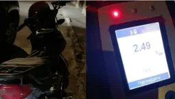 Алкоголю – майже в 13 разів більше норми: у Луцьку зловили п'яного мотоцикліста