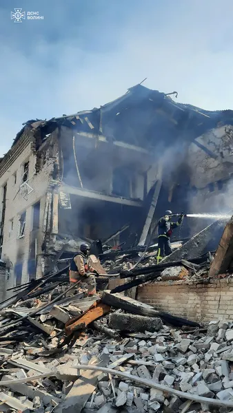 Обстріл – загоряння – виїзд: як рятувальники з Волині працюють на Донеччині (фото)