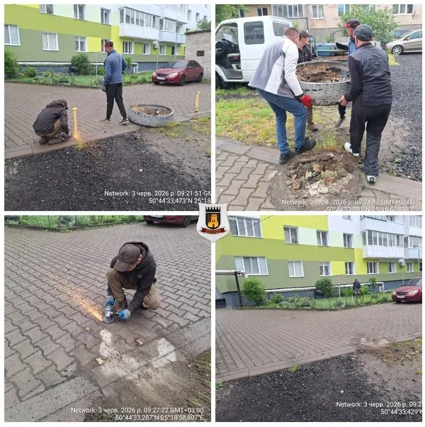 Без дозволів і документів: у Луцьку знесли незаконні паркани (фото)