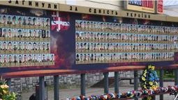 Лучани вшанували пам'ять бійців, загиблих під Волновахою (відео)