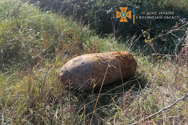 Волинські надзвичайники знешкодили три боєприпаси (фото)