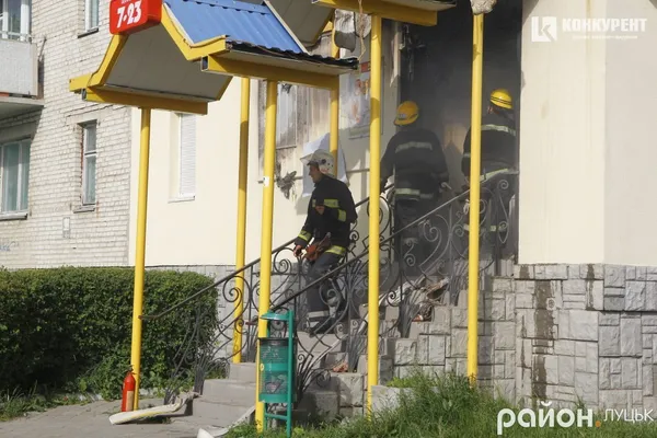 У Луцьку на Конякіна горів магазин