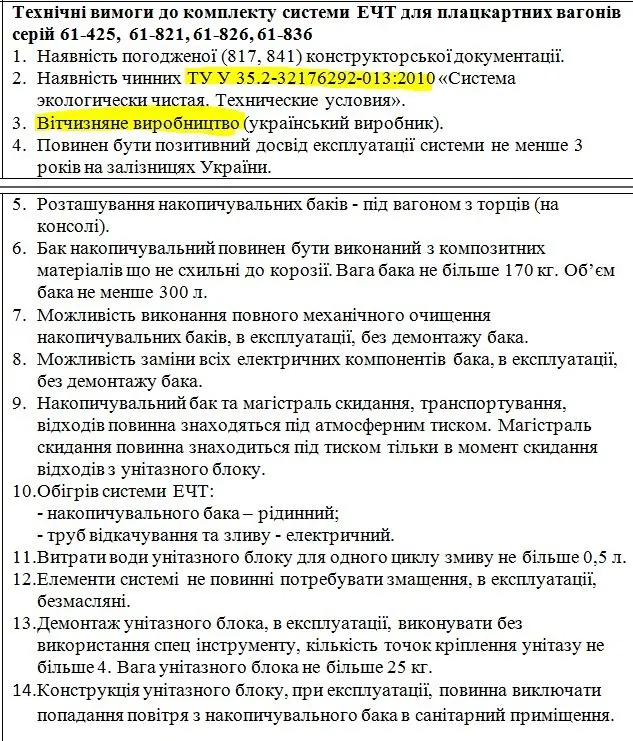 Туалет за мільйон: «Укрзалізниця» хоче модернізувати плацкарт