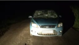 Під Луцьком п'яний таксист збив двох людей (відео)