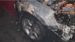 Співголові об'єднання "Батьки SOS" спалили автомобіль (фото)