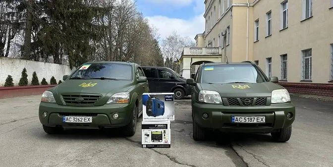 Волинським прикордонникам передали два авто