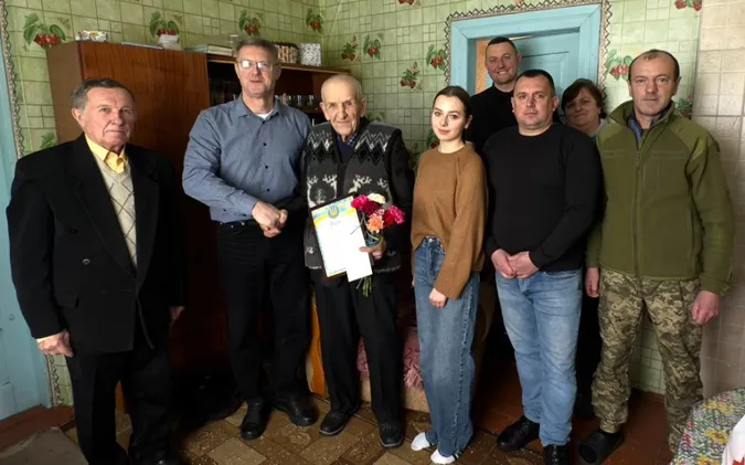 Довгожитель з Волині відзначив 90-річний ювілей