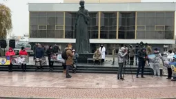 У Луцьку відбулася акція на пітримку полонених захисників Маріуполя(відео)