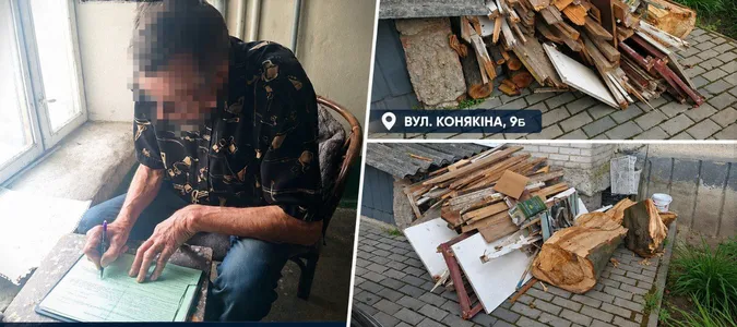 Муніципали оштрафували лучанина за захаращення прибудинкової території