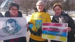 У Ризі закликали звільнити українських політв’язнів із російських тюрем (фото)