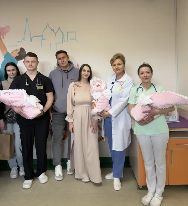 На Волині з'явилася на світ перша трійня малят у 2026 році (фото)
