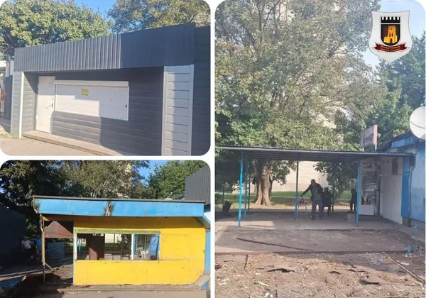 У Луцьку муніципали розвалили незаконний павільйон на ЛПЗ (фото)