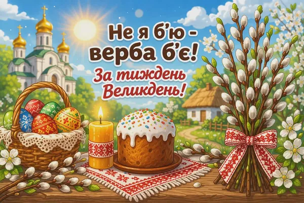 З Вербною неділею: гарні листівки та привітання