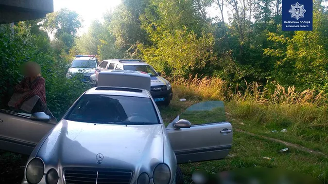 У Луцьку затримали неадекватну водійку (фото)